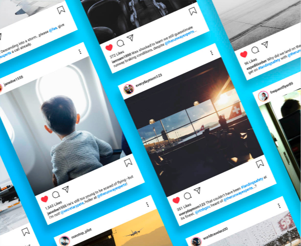 share landing safety information with loved ones